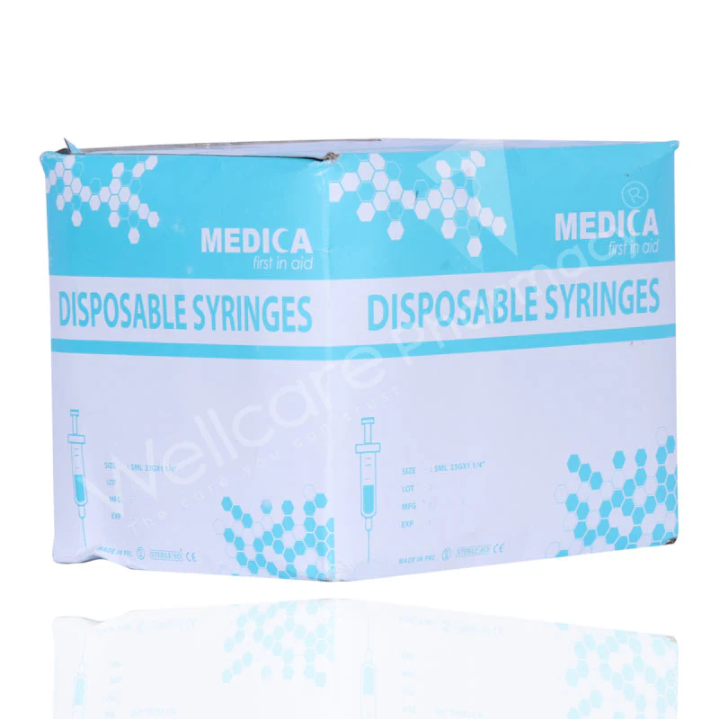 Medica/Hmd Disposable Syringe 5ml 100'S