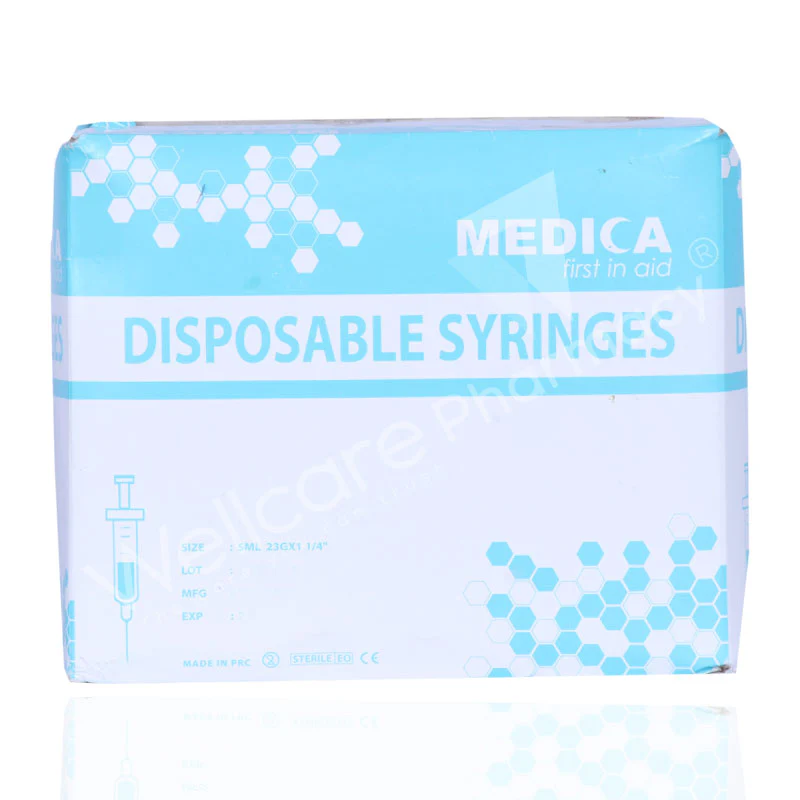 Medica/Hmd Disposable Syringe 5ml 100'S - Image 3