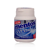 Mentos White Chewing Gum Peppermint 38'S - Image 3