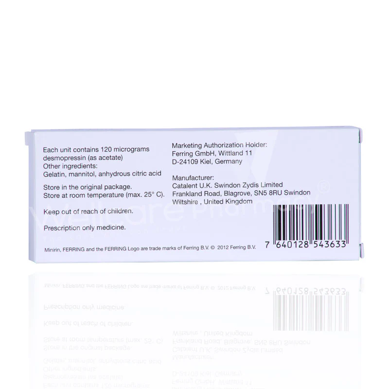 Minirin Melt 120mcg Tablets 30'S - Image 3