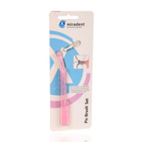 Miradent Pic Brush Set Pink - Image 2