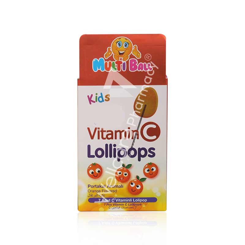 Multiball Kids Vitamin C Lollipops 7'S - Image 3