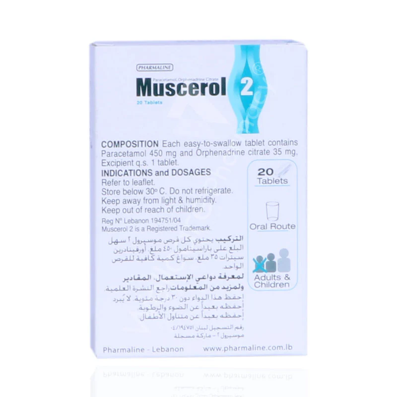 Muscerol 2 Tablets 20'S - Image 3