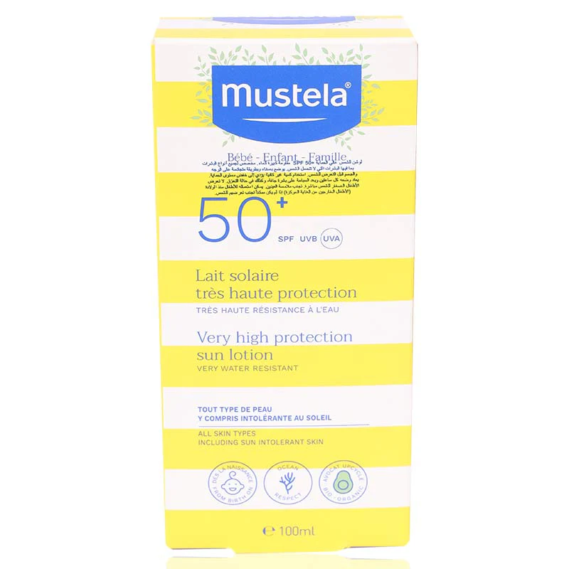 Mustela Very High Prot Spf50+sun Lot 100ml