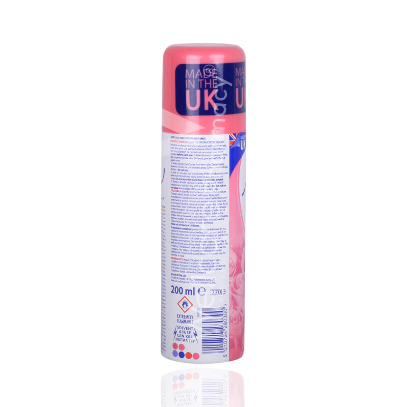 Nair Hair Removal Spray Rose 200ml - Image 3