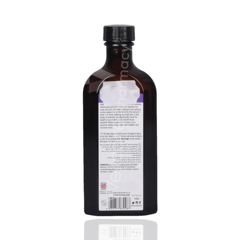 Nature Spell Lavender Hair & Body Oil 150ml - Image 3