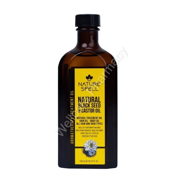Nature Spell Natural Black Seed&Castor Oil 150ml N824