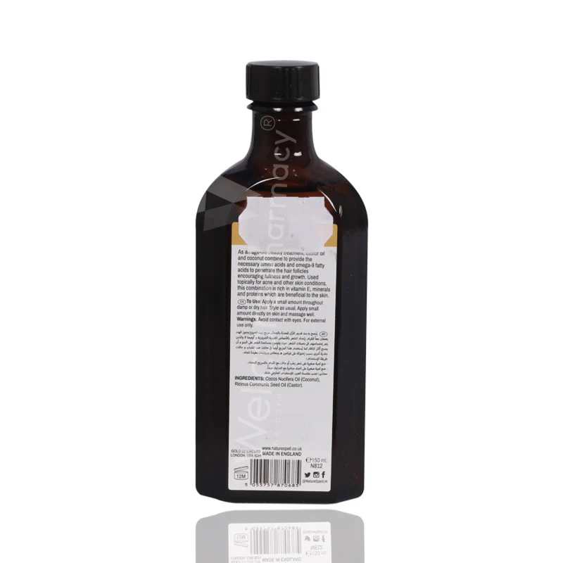 Nature Spell Natural Castor&Coconut Hair&Body Oil 150ml - Image 3