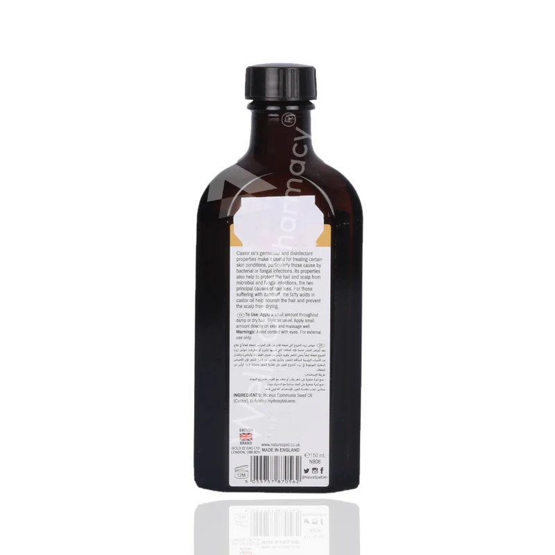Nature Spell Natural Castor Hair & Body Oil 150ml - Image 3