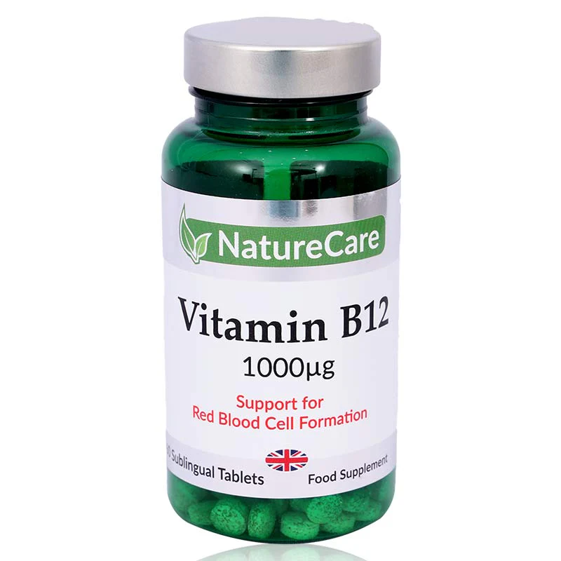 Naturecare Vitamin B12 1000mcg Sublingual Tablets 60'S
