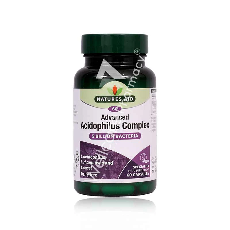 Natures Aid Advanced Acidophilus Complex Capsules 60'S - Image 3