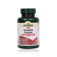 Natures Aid Calcium 400mg Chewable Tablets 60'S - Image 3