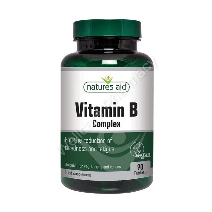 Natures Aid Vitamin B Complex Tablet 90'S - Image 4