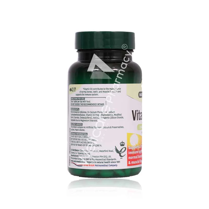 Natures Aid Vitamin D3 400iu Tablets 90'S - Image 3