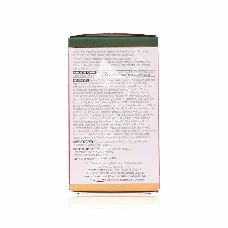 Natures Aid Women Multi-Nutrient Capsules 60'S - Image 2