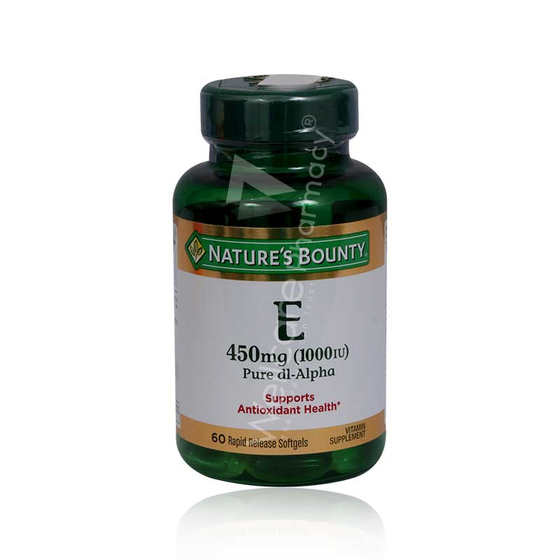 Natures Bounty- E 1000iu Pure Dl Alpha Capsules 60'S