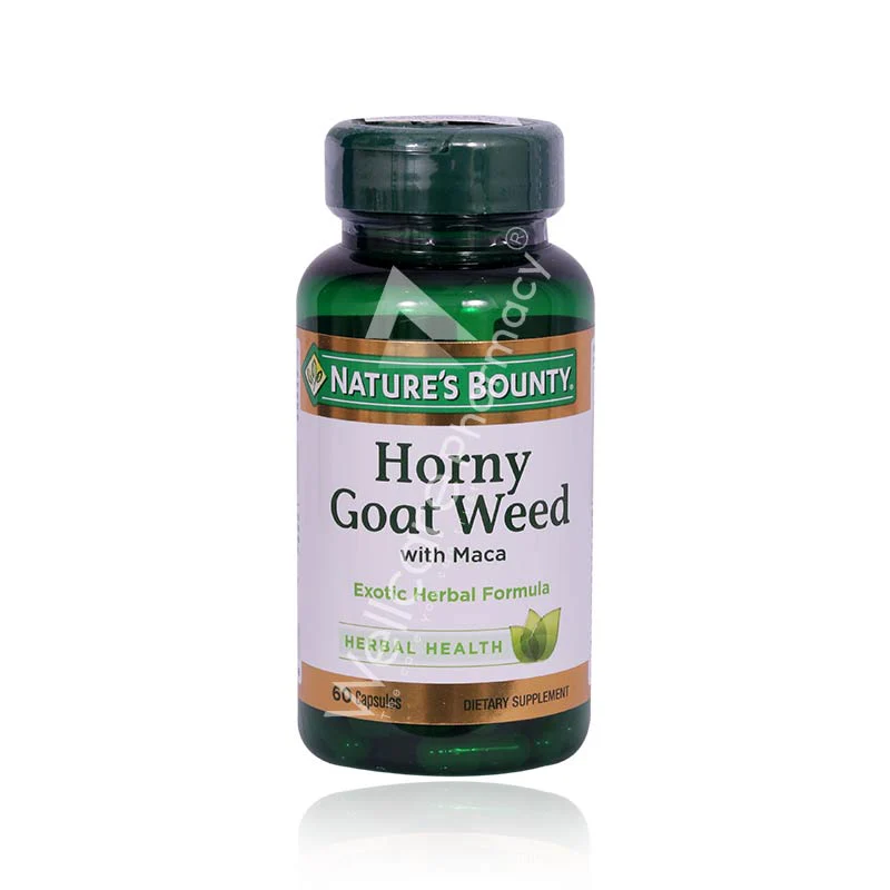 Natures Bounty-Horny Goat Weed With Maca Capsules 1x60'S