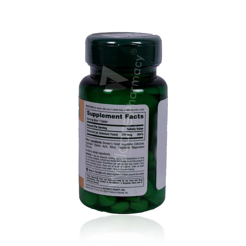 Nature'S Bounty Selenium 200mcg Tablets 100'S - Image 3