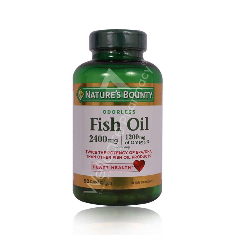 Nb-Fish Oil 2400mg Ds Odorless Softgel 1x90'S