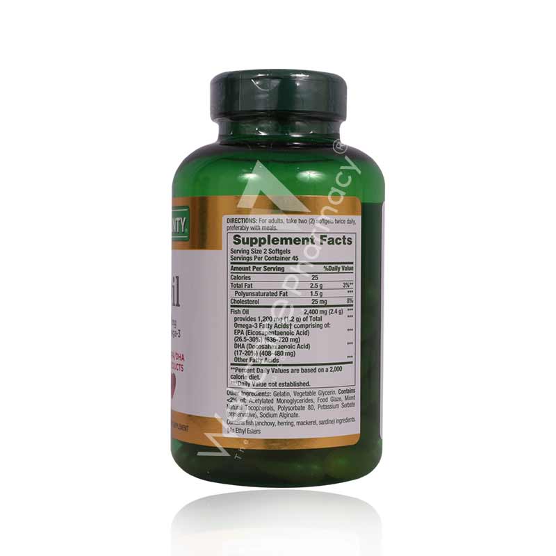 Nb-Fish Oil 2400mg Ds Odorless Softgel 1x90'S - Image 3