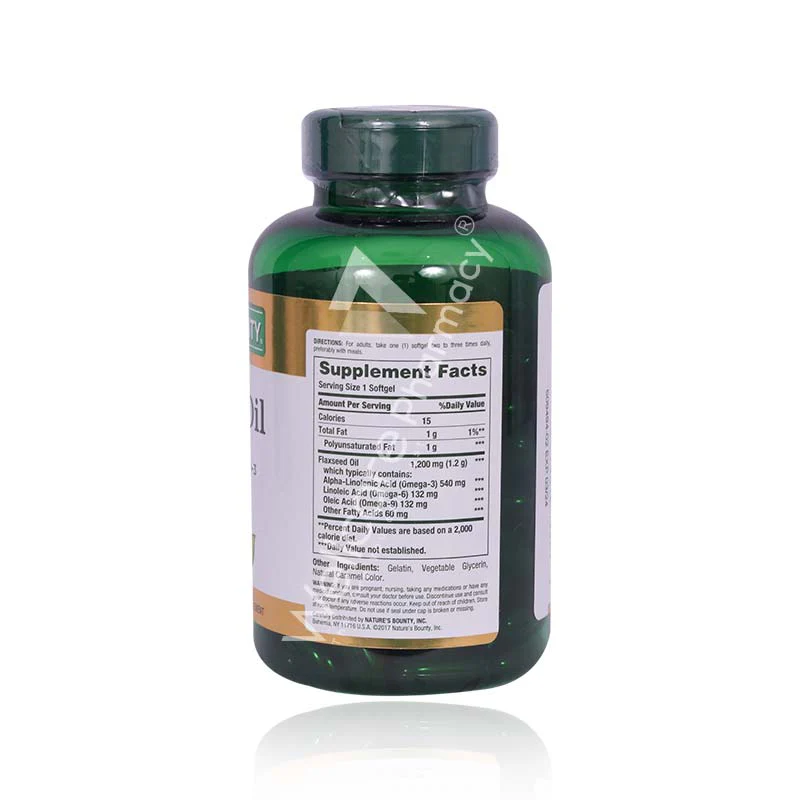Nb-Flaxseed Oil 1200mg Cap125'S - Image 3
