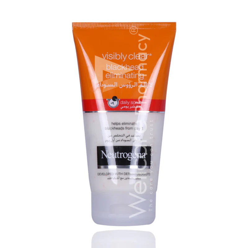 Neutrogena Blackhead Eliminating Facial Scrub 150ml - Image 3