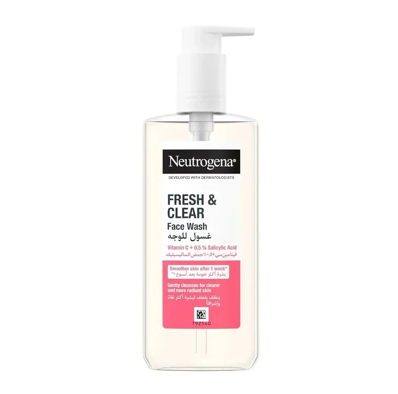 Neutrogena Fresh&Clear Face Wash With Vitamin C+0.5% Salicylic Acid 200ml