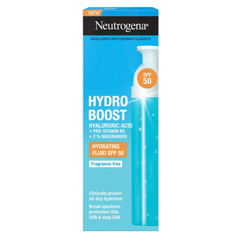 Neutrogena Hydro Boost Hydrating Fluid Spf 50 Fragrance Free 50ml
