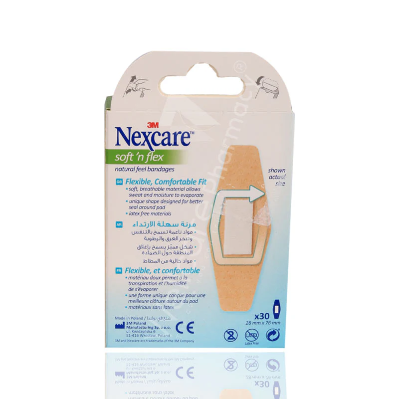Nexcare Soft N Flex Stretchy Plaster 30'S - Image 3