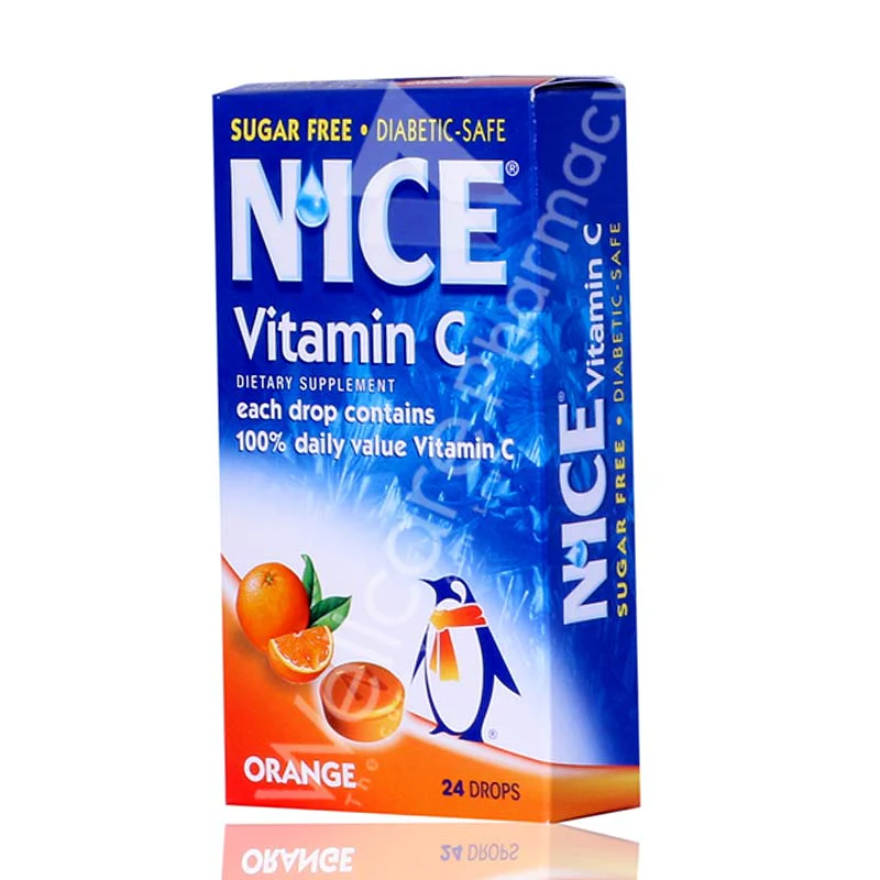 Nice Vitamin C Orange Lozenges.24'S