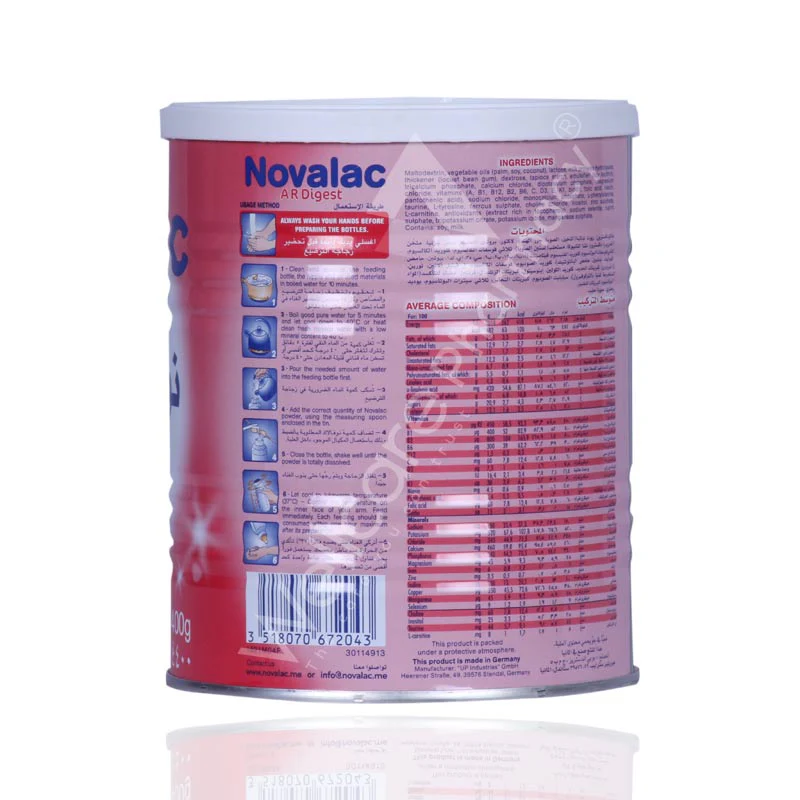 Novalac Ar Digest Milk Powder 400g - Image 3