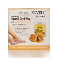 Novell Depilatory Natural Cold Wax Honey 380gm - Image 2