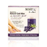 Novell Depilatory Natural Cold Wax Lavender 380gm - Image 2