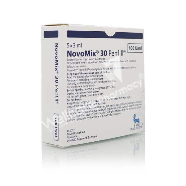 Novomix 30 Penfill 5x3ml 1'S - Image 3