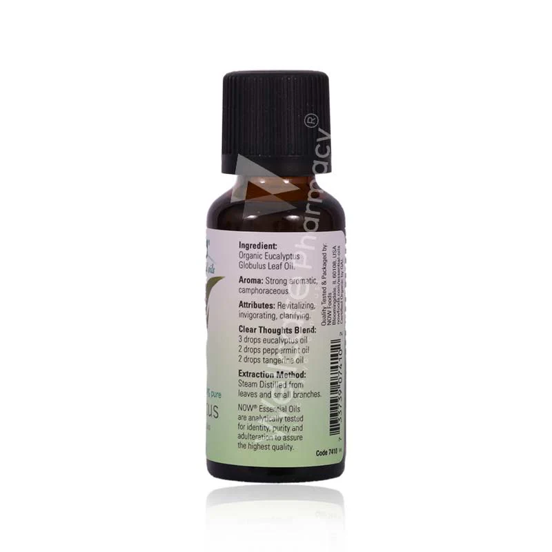 Now Eucalyptus Oil Organic 30ml - Image 3