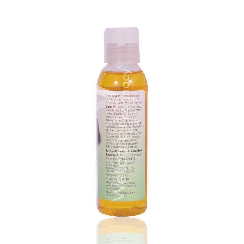Now Jojoba Oil Organic 100% Pure 118ml - Image 3