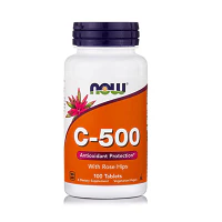 Now Vitamin C-500 Anti-Oxidant Protection With Rose Hips Tablets 100'S - Image 2