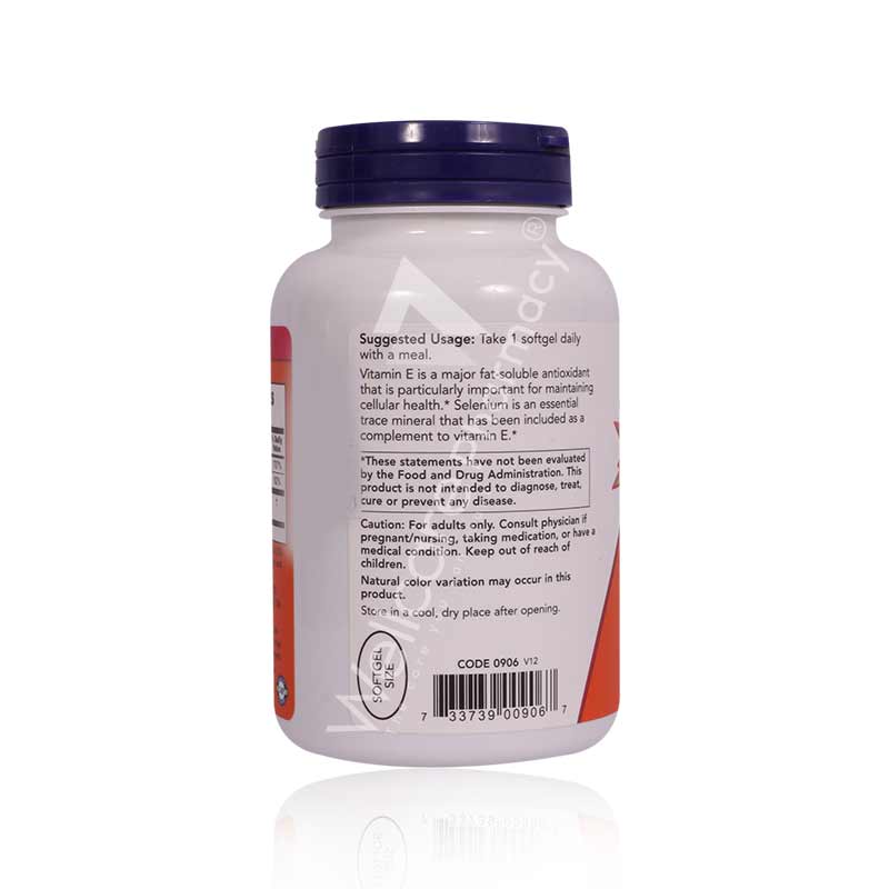 Now Vitamin E 400iu Softgels 100'S - Image 3