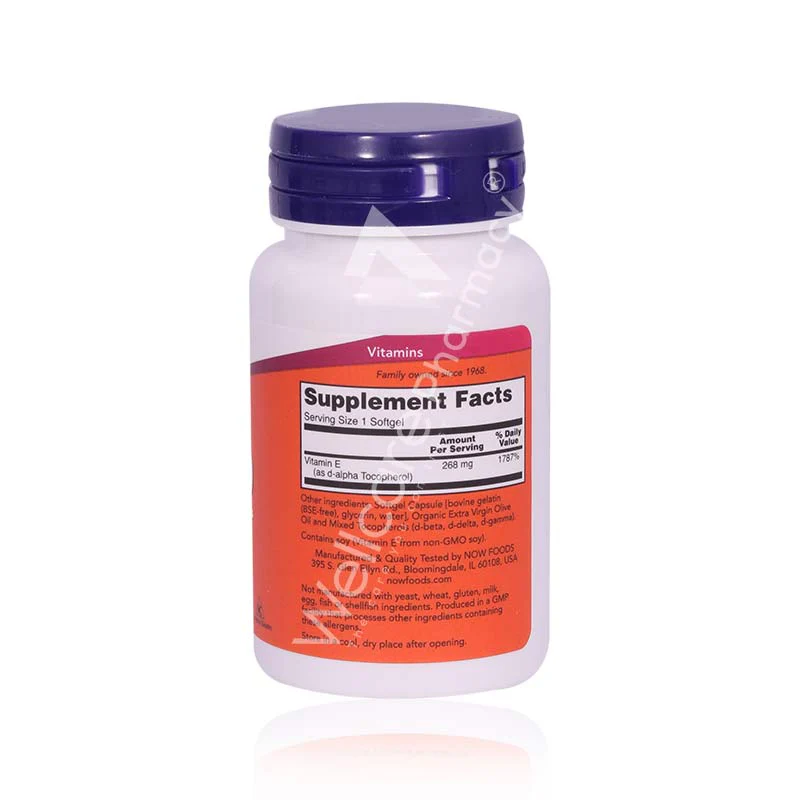 Now Vitamin E 400iu Softgels 50'S - Image 3