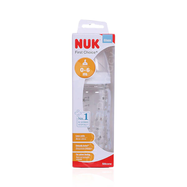 Nuk First Choice+ Glass Bottle 120ml