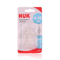 Nuk First Choice Plus Silicone Teat S2 6-18m 2'S - Image 2