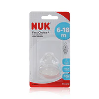 Nuk First Choice Plus Silicone Teat S2 6-18months 1'S - Image 2