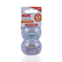 Nuk Happy Kids Latex Sooth 2'S 0-6 Months - Image 2