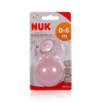 Nuk Pacifier Plus Box 0-6m Rose 1'S - Image 2