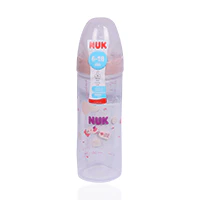 Nuk Plastic Feeding Bottle Classic Love S1 250ml - Image 2