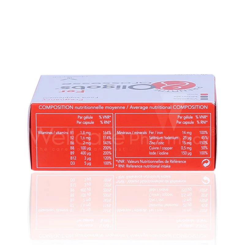 Oligobs Grossesse Fer Capsules 30'S - Image 2