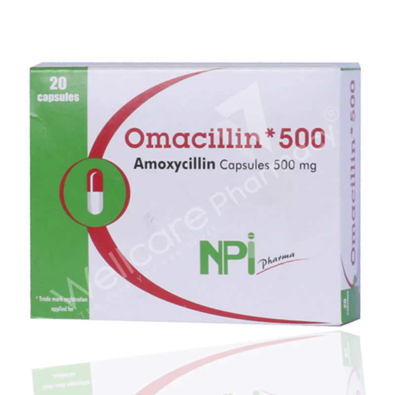 Omacillin 500mg Capsules 20'S