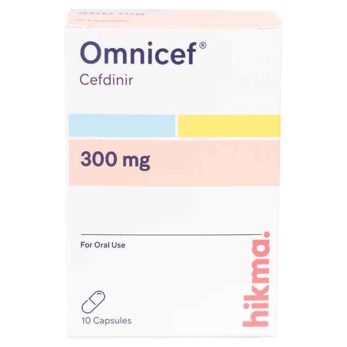 Omnicef 300mg Capsules 10'S