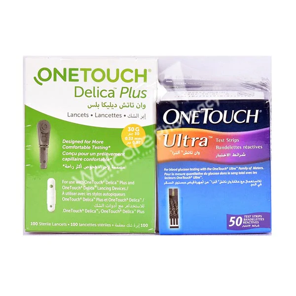 Onetouch Ultra Refill Kit 100'S Strips + 100'S Lancets