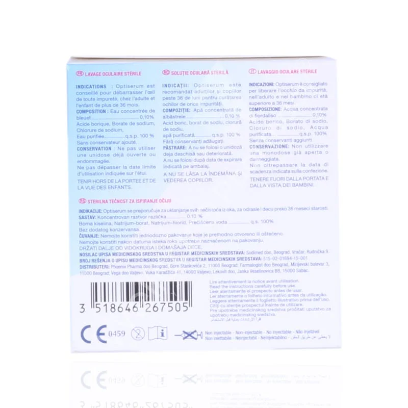 Optiserum Eye Wash 10x5ml - Image 3